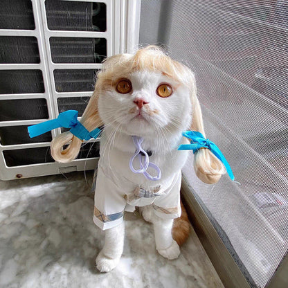 Pet Headdress Pet Wig Sheath