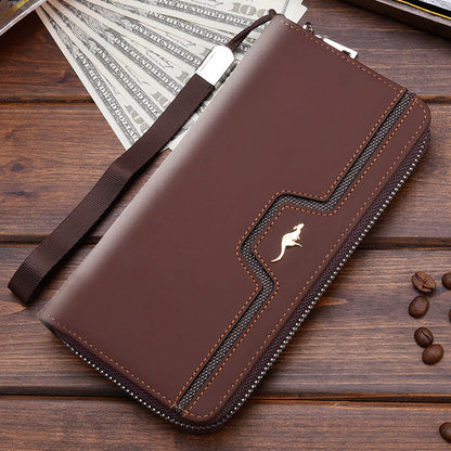 New Men's Wallet Long Zipper