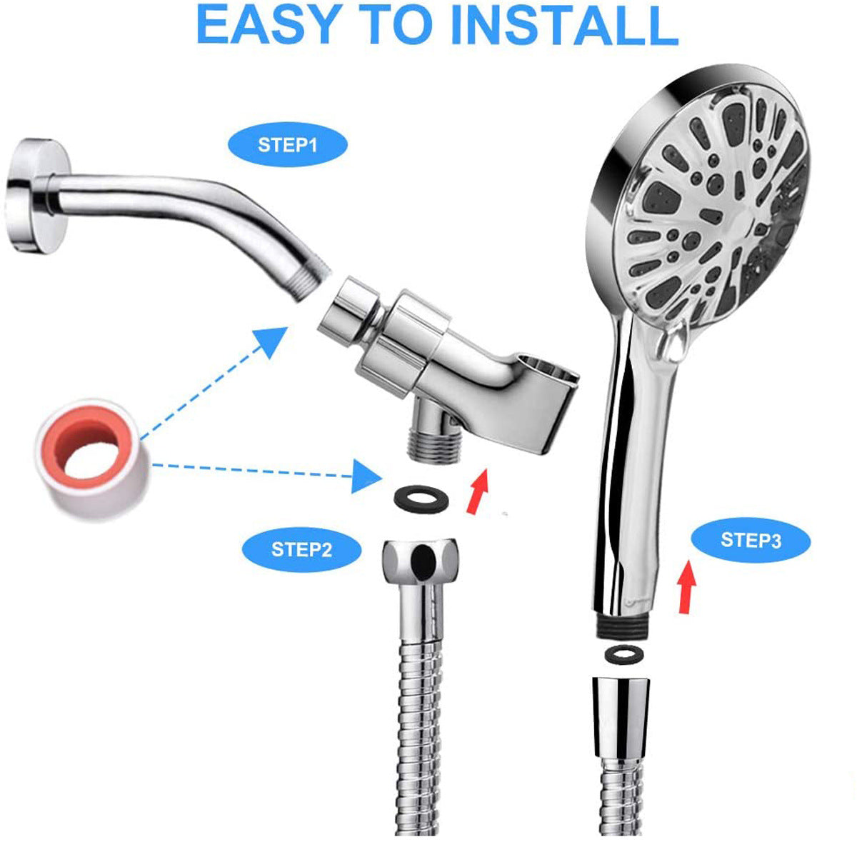9-speed Household Bath Bath Shower Head
