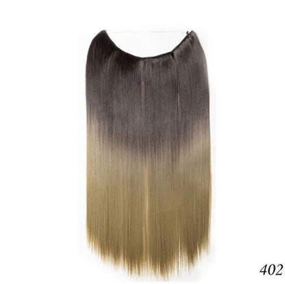 S-noilite 20" Invisible Wire Hair Extensions
