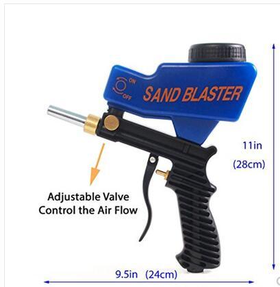 Portable Gravity Sandblasting Gun Rust Removal Tool