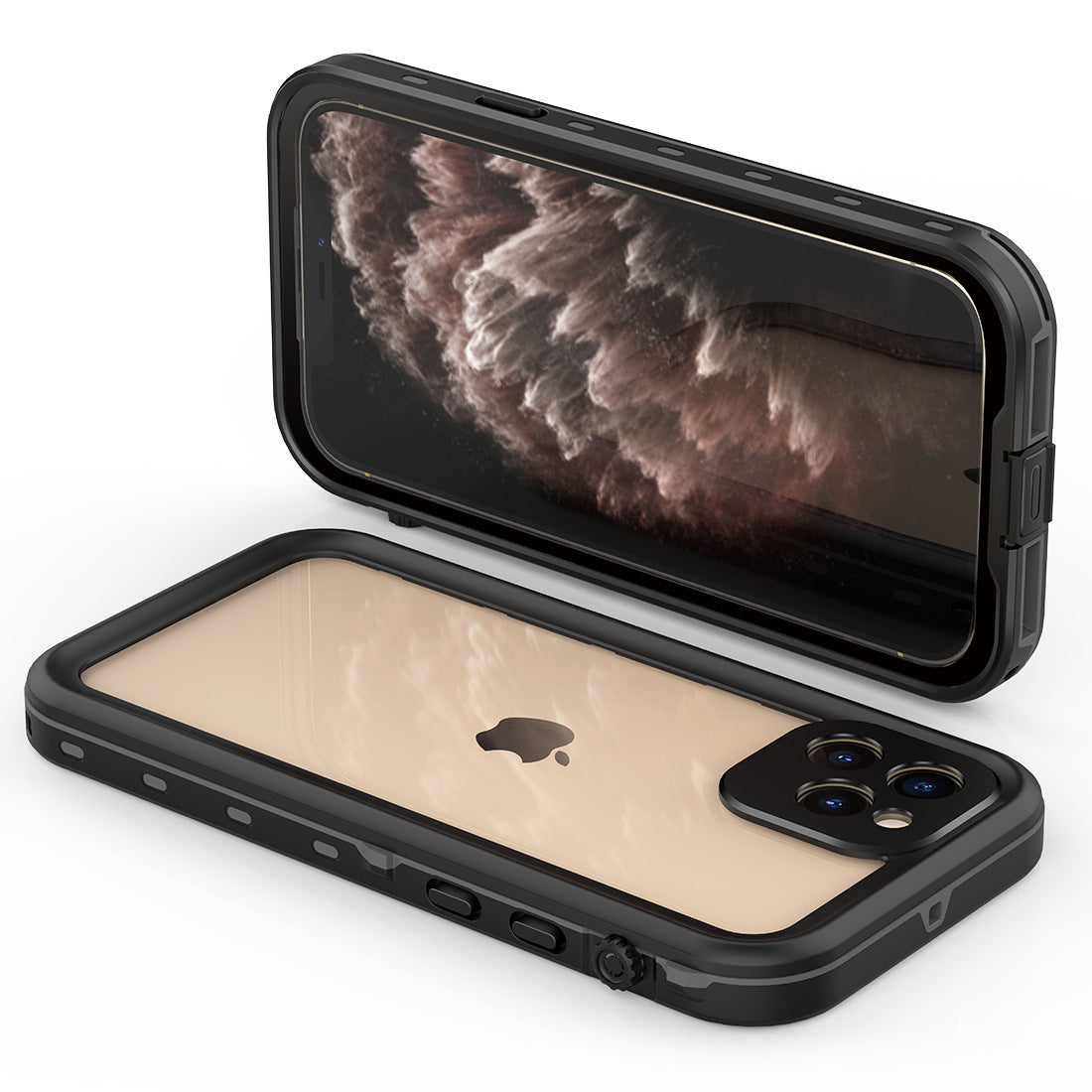 Compatible With , IP68 Waterproof Case For 11 12 Pro Max Shockproof Sil