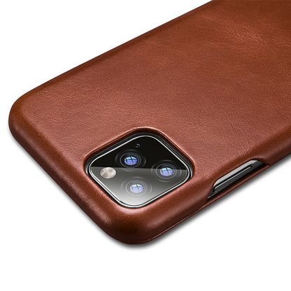 Compatible with Apple, Apple Iphone 11 Pro Max Curved Screen Retro Leather Case