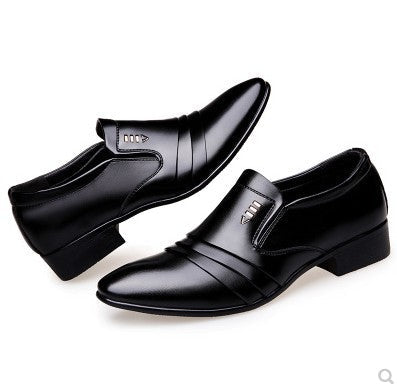 Leather Shoes Men Summer Breathable Men's Shoes