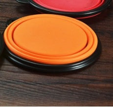 2-in-1 Pet Water Bottle Dispenser with Silicone Bowl