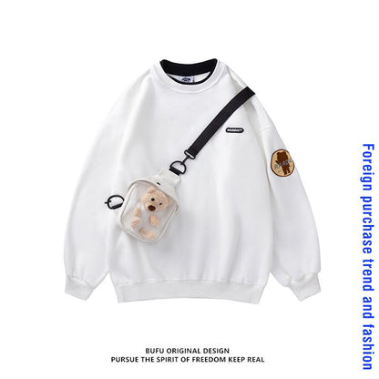 Loose Bag With Plush Sweaters For Men And Women