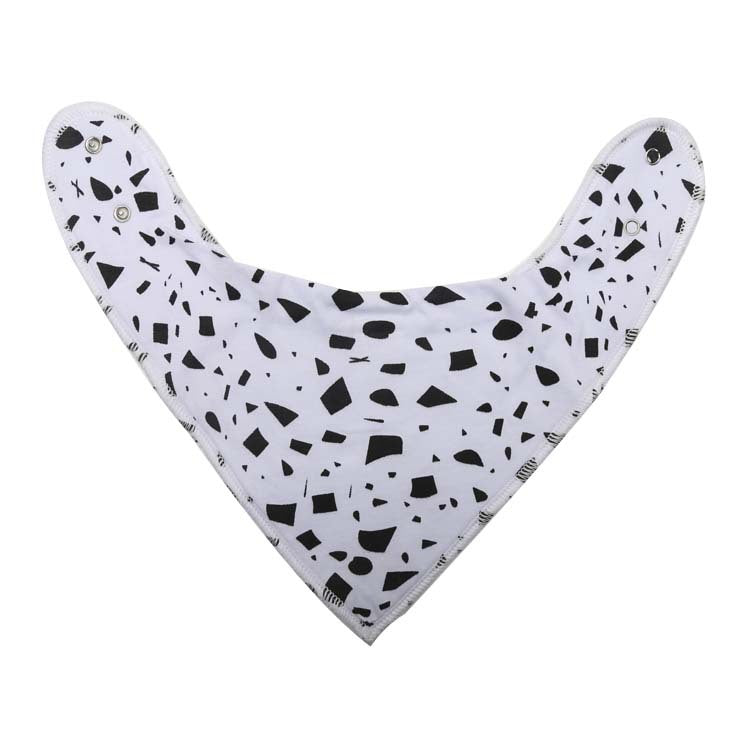 Cotton Cartoon Printing Series Bib Triangle Scarf