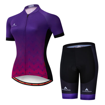 Cycling Jersey Chort-sleeved Suspender Suit
