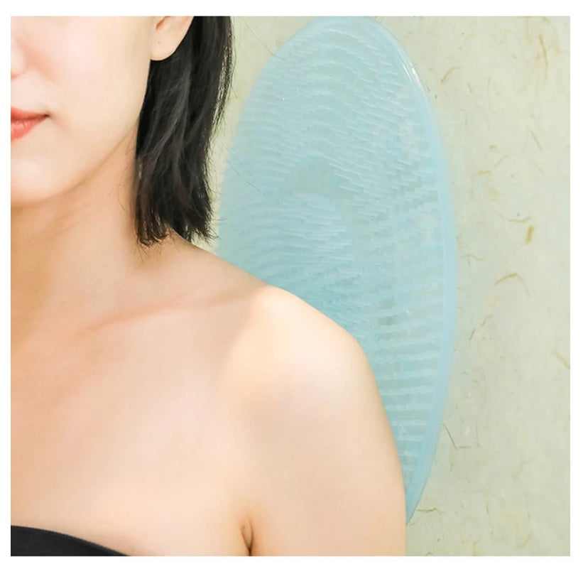 Silicone Lazy Bath Shower Back Brush Massager Bath