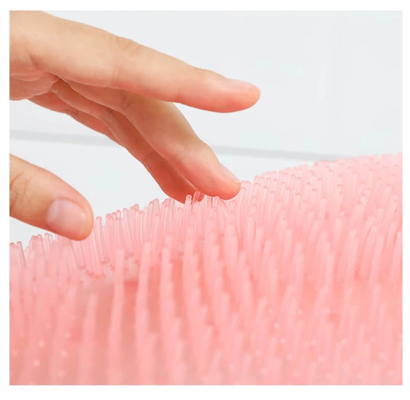 Silicone Lazy Bath Shower Back Brush Massager Bath