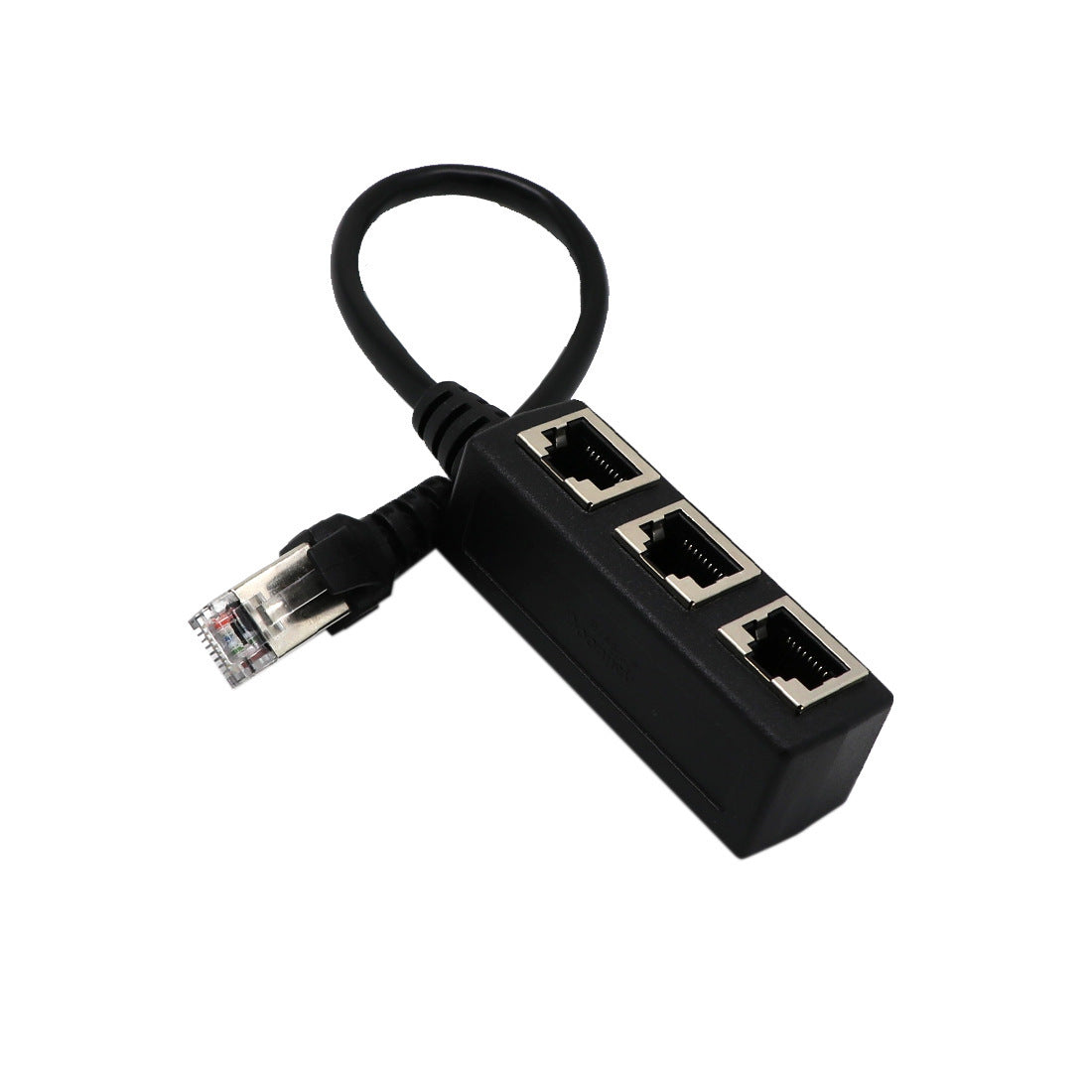 Ethernet Adapter: Male to 3 Female CATE 6 Line