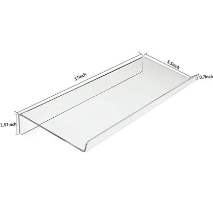Advanced Tilting Computer Keyboard Stand For Convenient Ergonomic Typing Transparent Acrylic Keyboard Stand