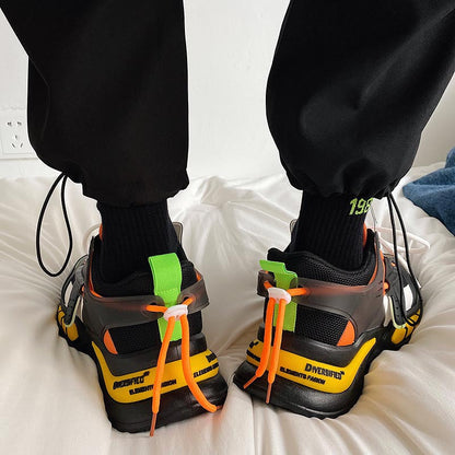 Fashion couple casual sports daddy shoes men