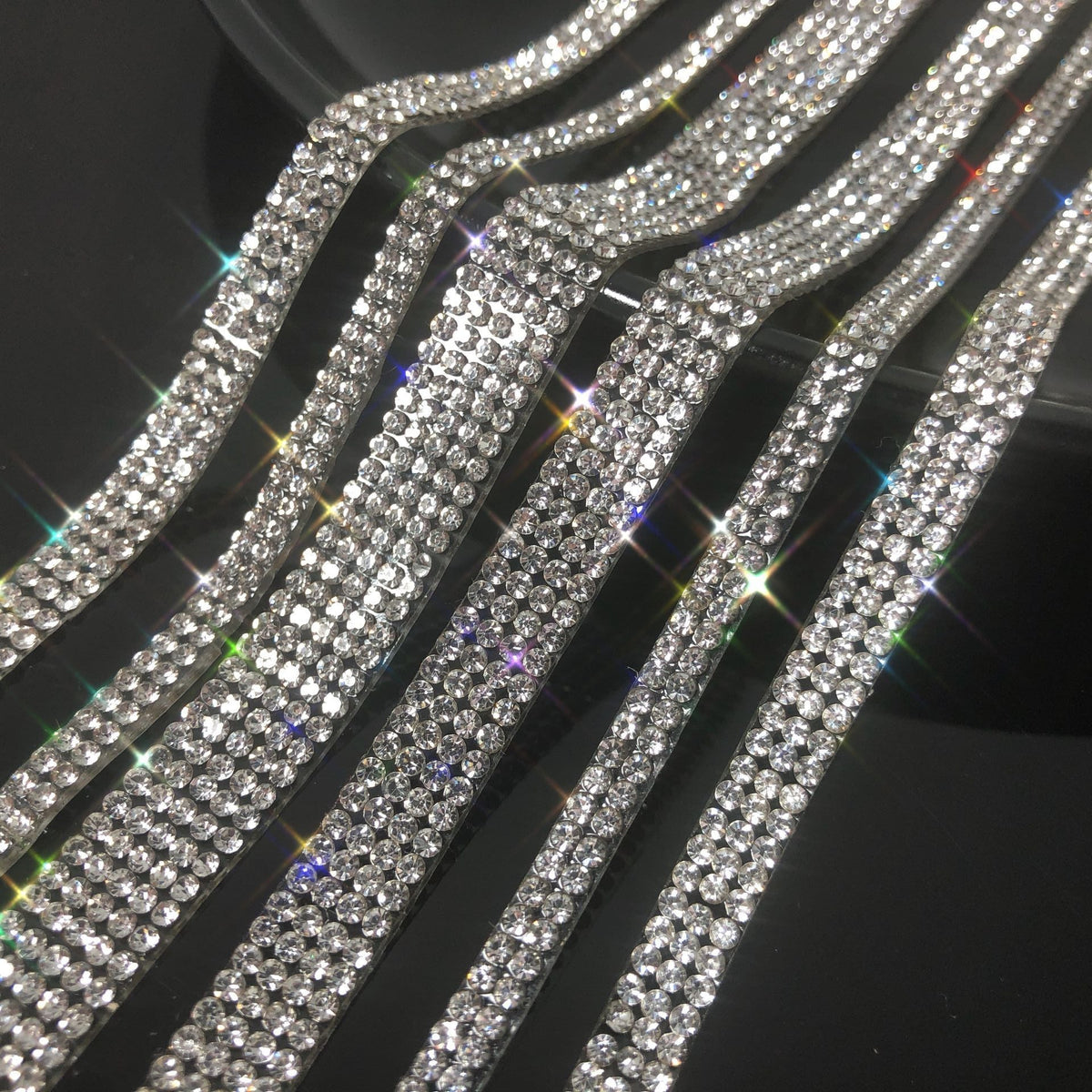 Rhinestone Belt And Waistband DIY Back Glue Hot Drilling