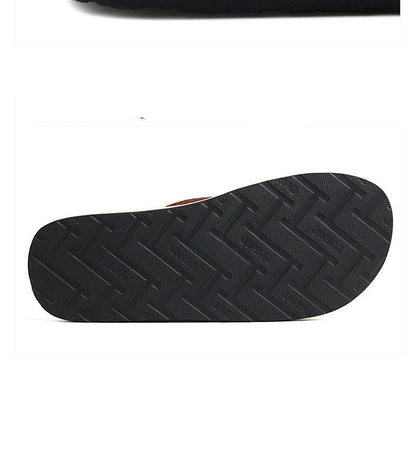 European And American Trend Non-Slip Men's Beach Sandals And Slippers Flip-Flop Beach Shoes