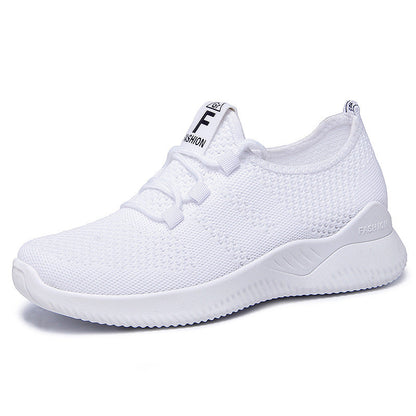 Comfortable Flying Woven Breathable Sneakers Women Casual Shoes