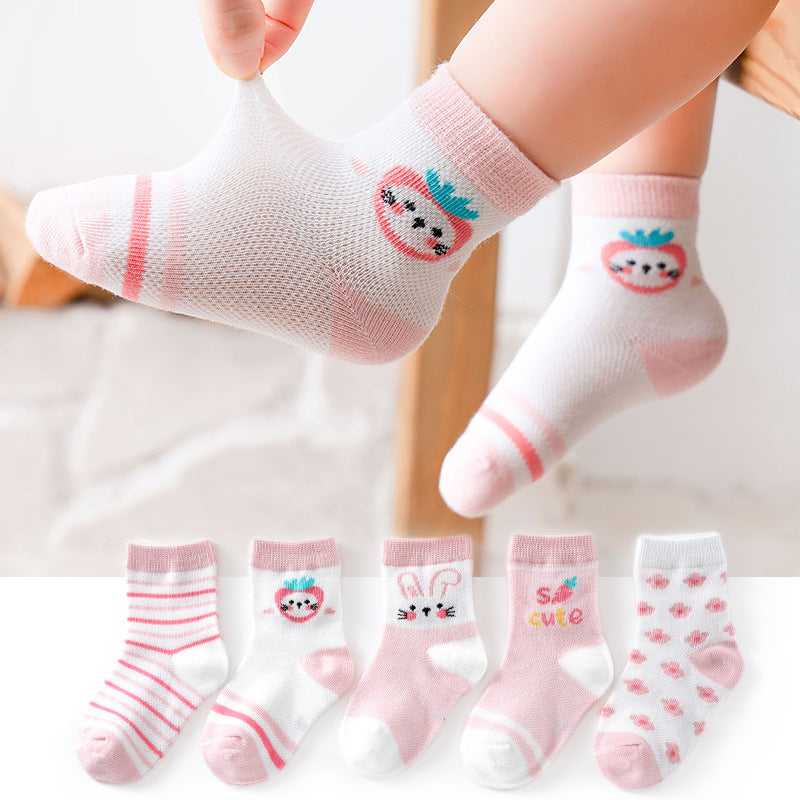 Children s Socks Spring And Summer Thin