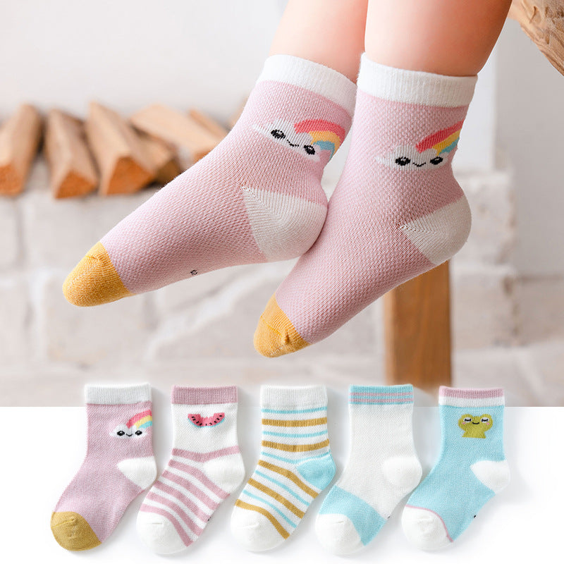 Children s Socks Spring And Summer Thin