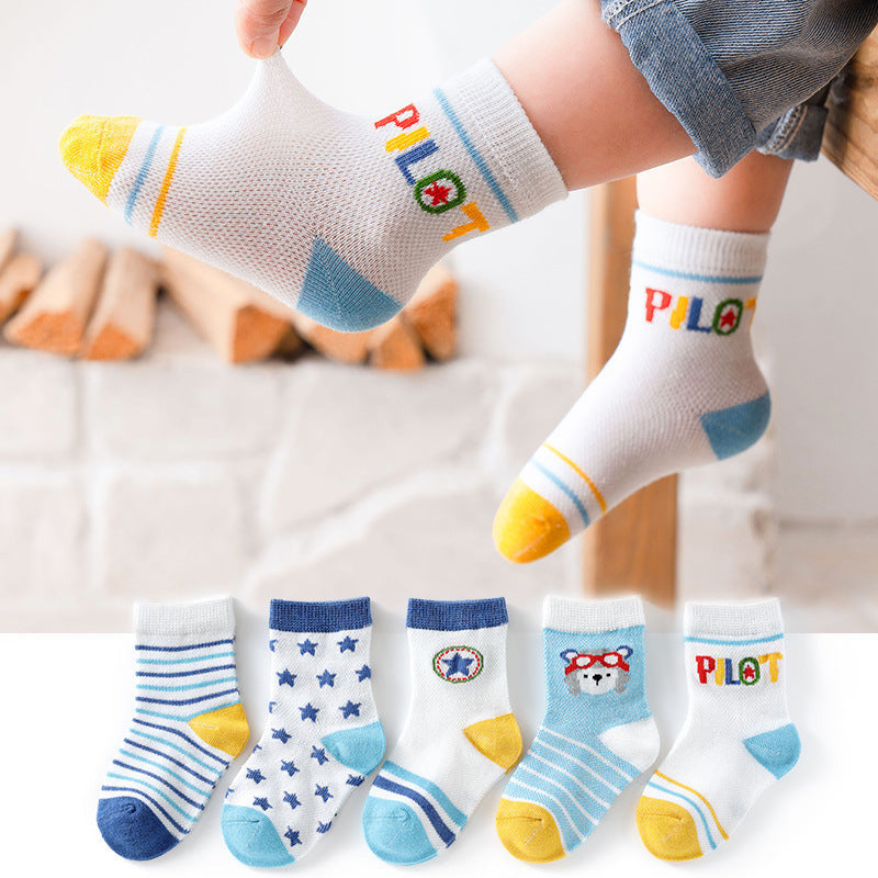 Children s Socks Spring And Summer Thin
