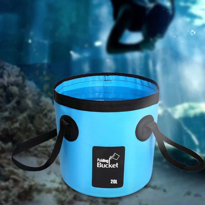 Folding Waterproof Travel Bucket Bag