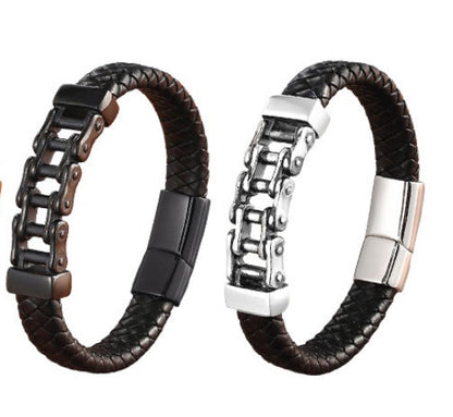 Leather Braided Bracelet Custom