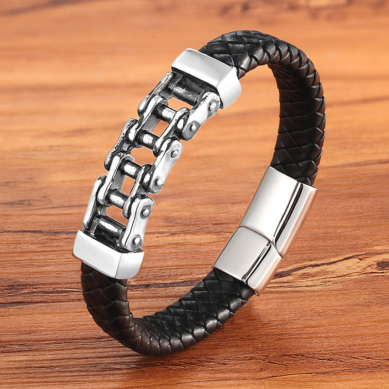 Leather Braided Bracelet Custom