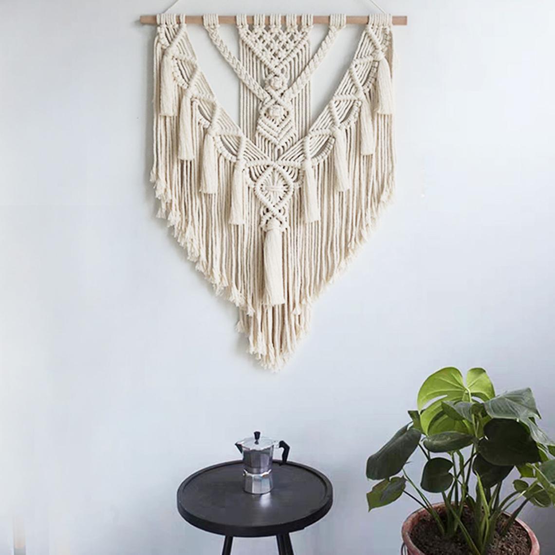 Macrame Wall Hanging Boho Tapestry Decor