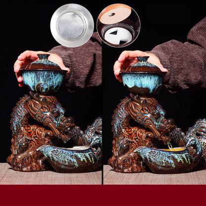 Kiln Stone Mill Anti-Scalding Silver Tea Set