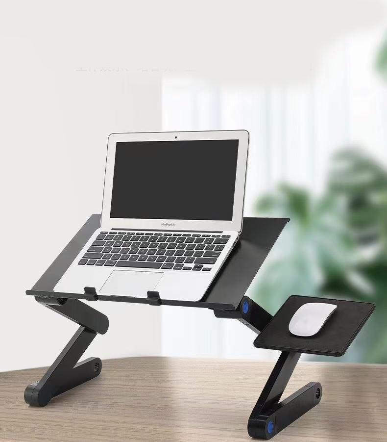 Folding Notebook Computer Desk with Dual Fans for Stability