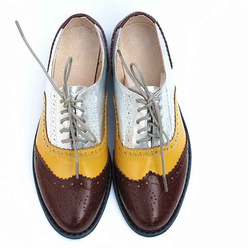 British Style Shoes Oxford Shoes Brock Women's Shoes Flat Shoes