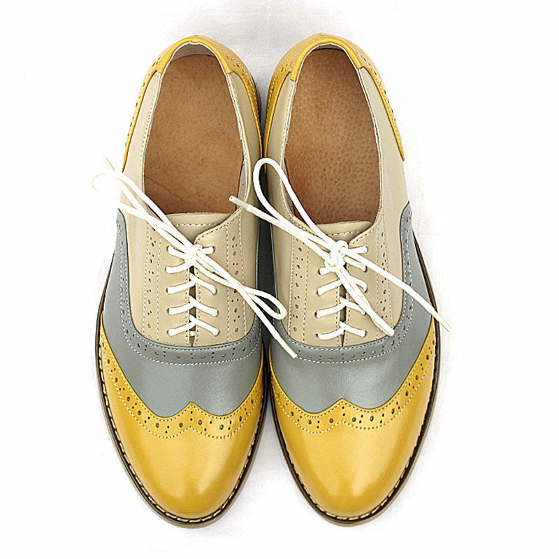 British Style Shoes Oxford Shoes Brock Women's Shoes Flat Shoes