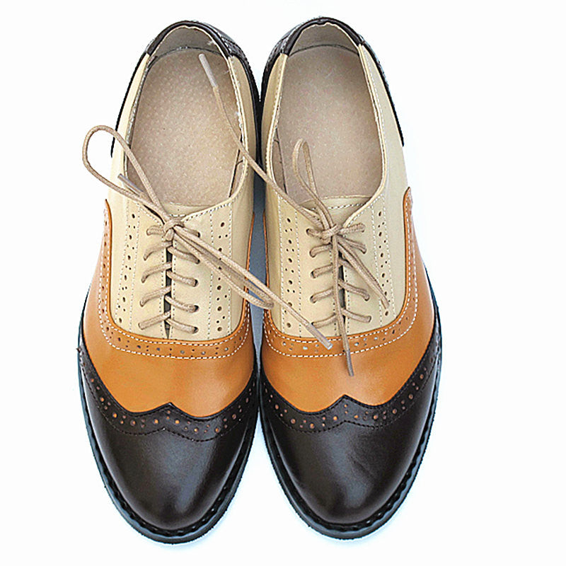 British Style Shoes Oxford Shoes Brock Women's Shoes Flat Shoes