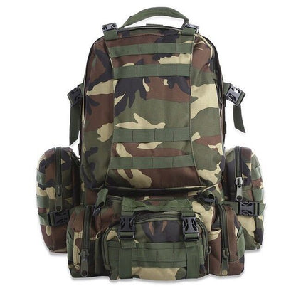 50L Molle Tactical Military Backpack – Waterproof for Camping, Hiking, & Travel