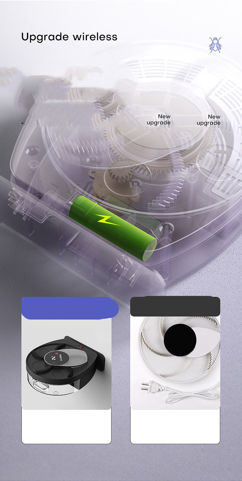 Wireless Wall Mounted Fly Killing Lamp Indoor Trap