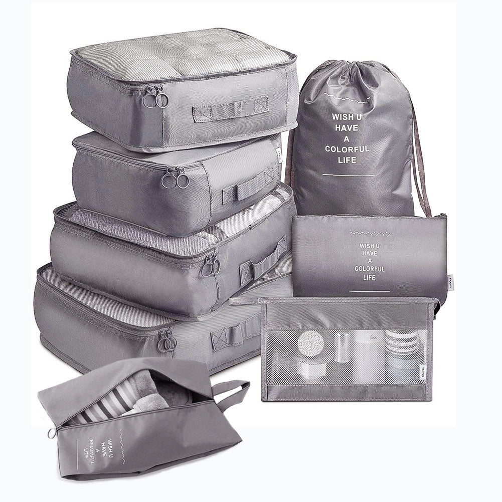 8-Piece Luggage Divider Travel Storage Packing Cubes