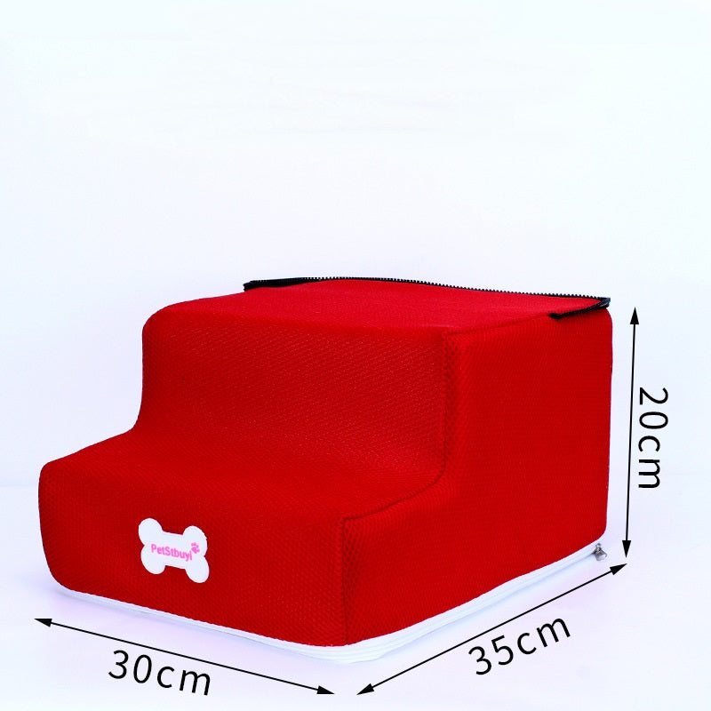 Pet Sponge On The Sofa Bed Climbing Ladder