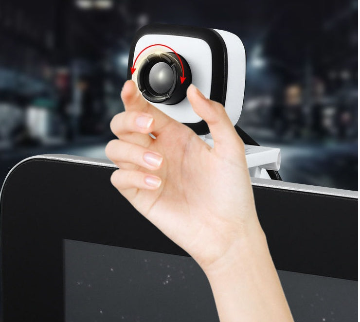 Computer Camera With Microphone, Desktop Notebook, Home Usb High-Definition Microphone, One Online Class Dedicated