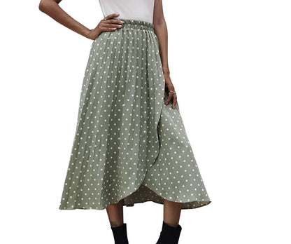 Spring Summer Chiffon Long Skirt Women