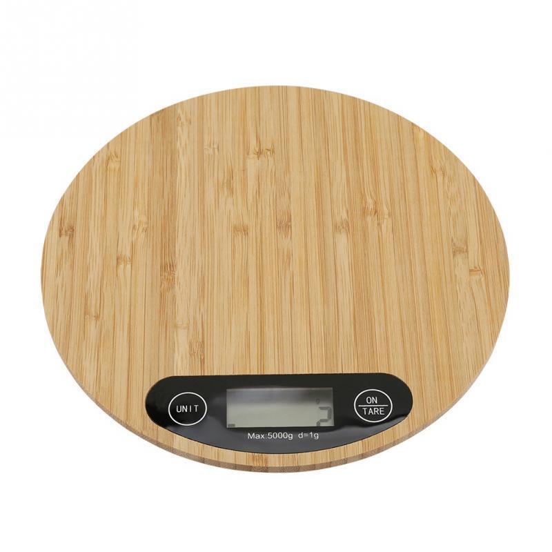 Bamboo Electronic Kitchen Baking Scale