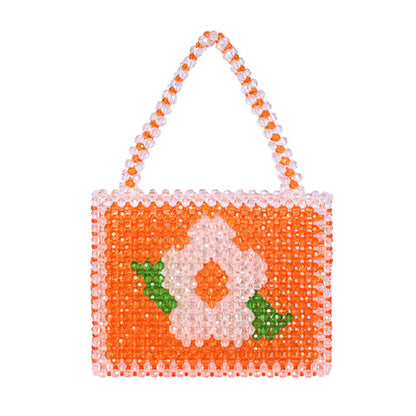 Beaded Material Bag Woven Female Bag Adult Making Creative Loose Bead Jewelry Handbag