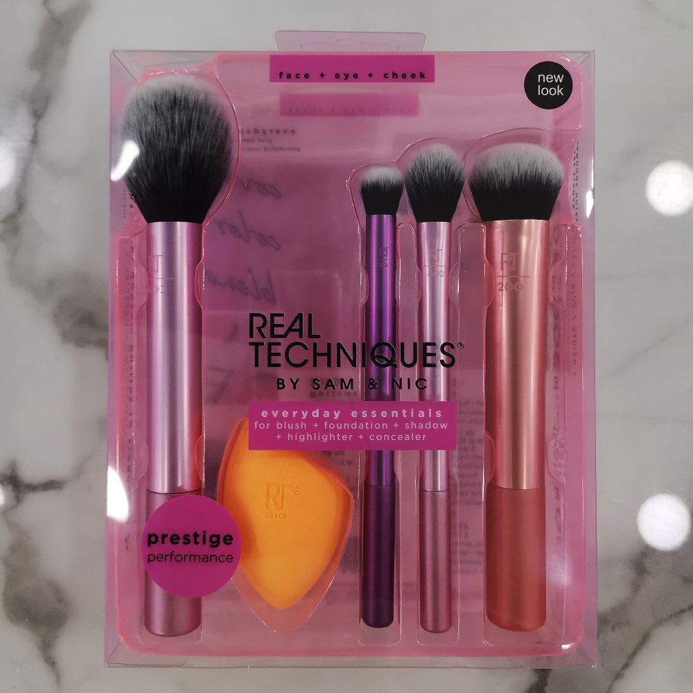 REAL T Makeup Brush Set 5pcs Makeup Tools
