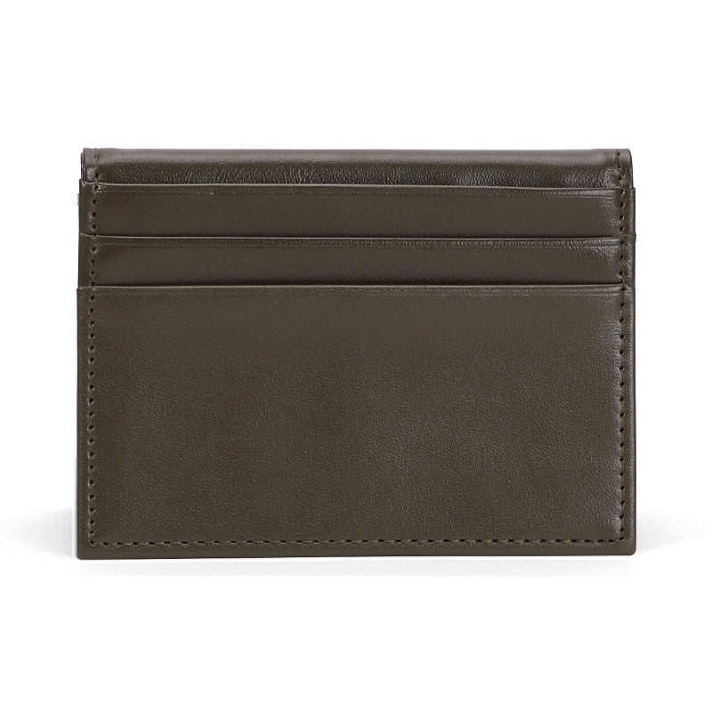 Short Foldable Solid Color Coin Purse