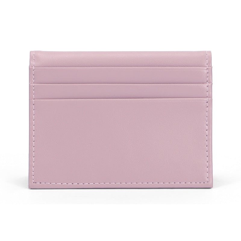 Short Foldable Solid Color Coin Purse
