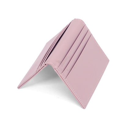 Short Foldable Solid Color Coin Purse