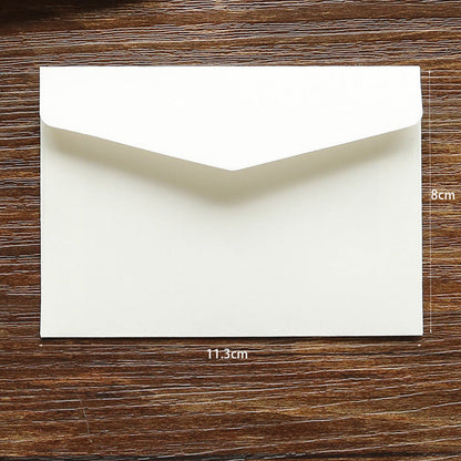 Ivory White Envelope Storage Bag