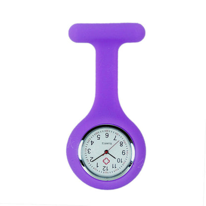 Silicone Nurse Watch Pin Pocket Watch Student Pocket Watch