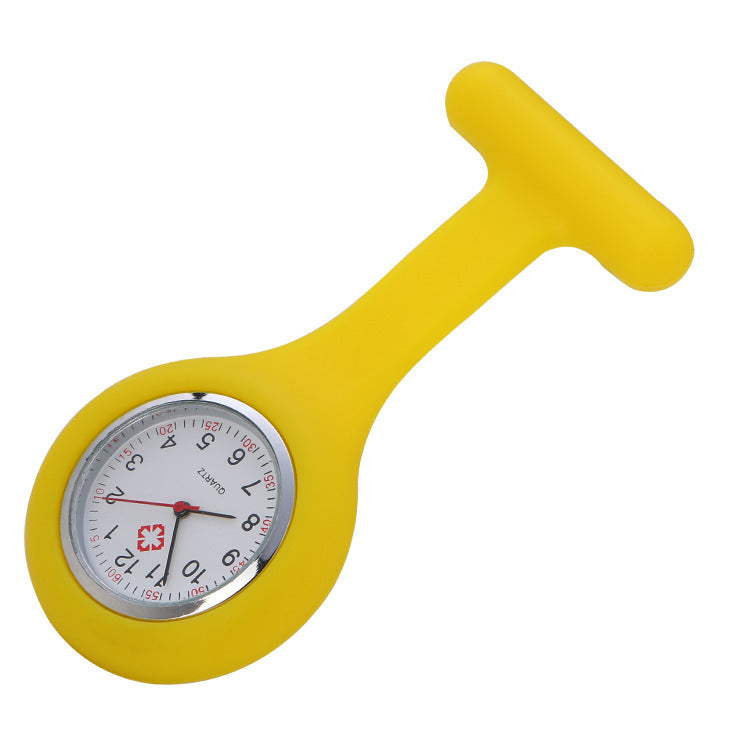 Silicone Nurse Watch Pin Pocket Watch Student Pocket Watch