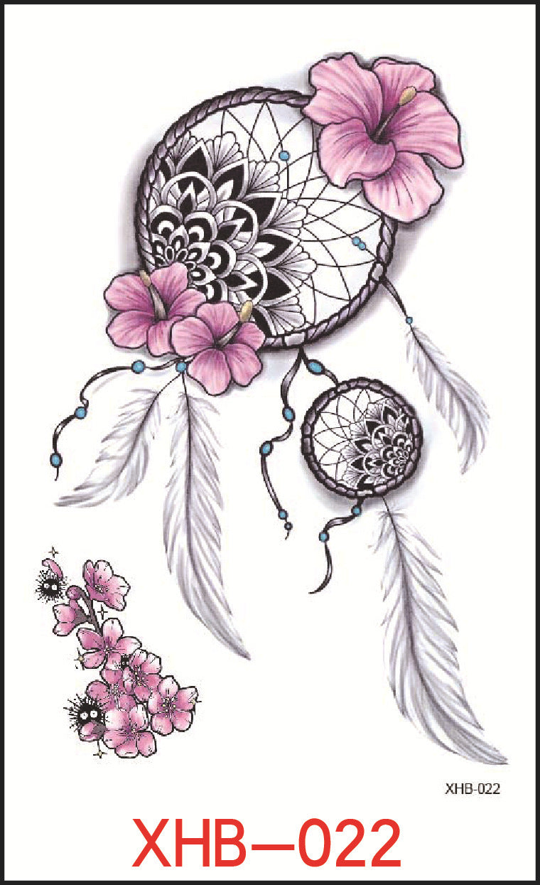 Flower Arm Tattoo Stickers, Night Market Tattoos