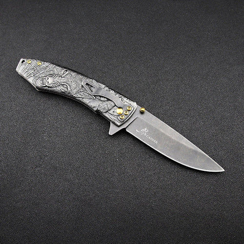 High Hardness Folding Outdoor Survival Knife