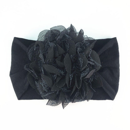 Chiffon Mesh Flower Baby Headdress Headband